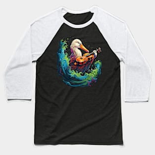 Albatross Playing Violin Baseball T-Shirt